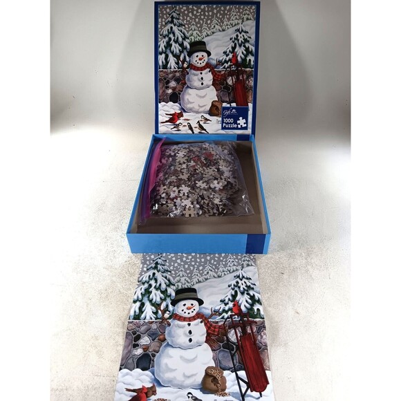Stonewall Snowman 1000 Piece Jigsaw Puzzle Quality Gift Essentials - Picture 3 of 3